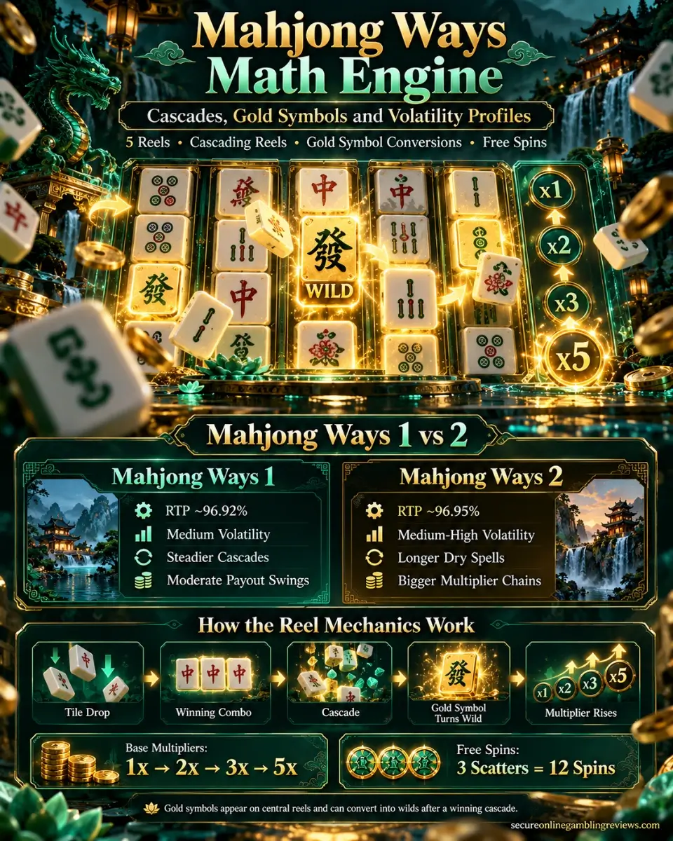 Mahjong Ways Cascading Reels and Gold Symbol Mechanics Algorithm